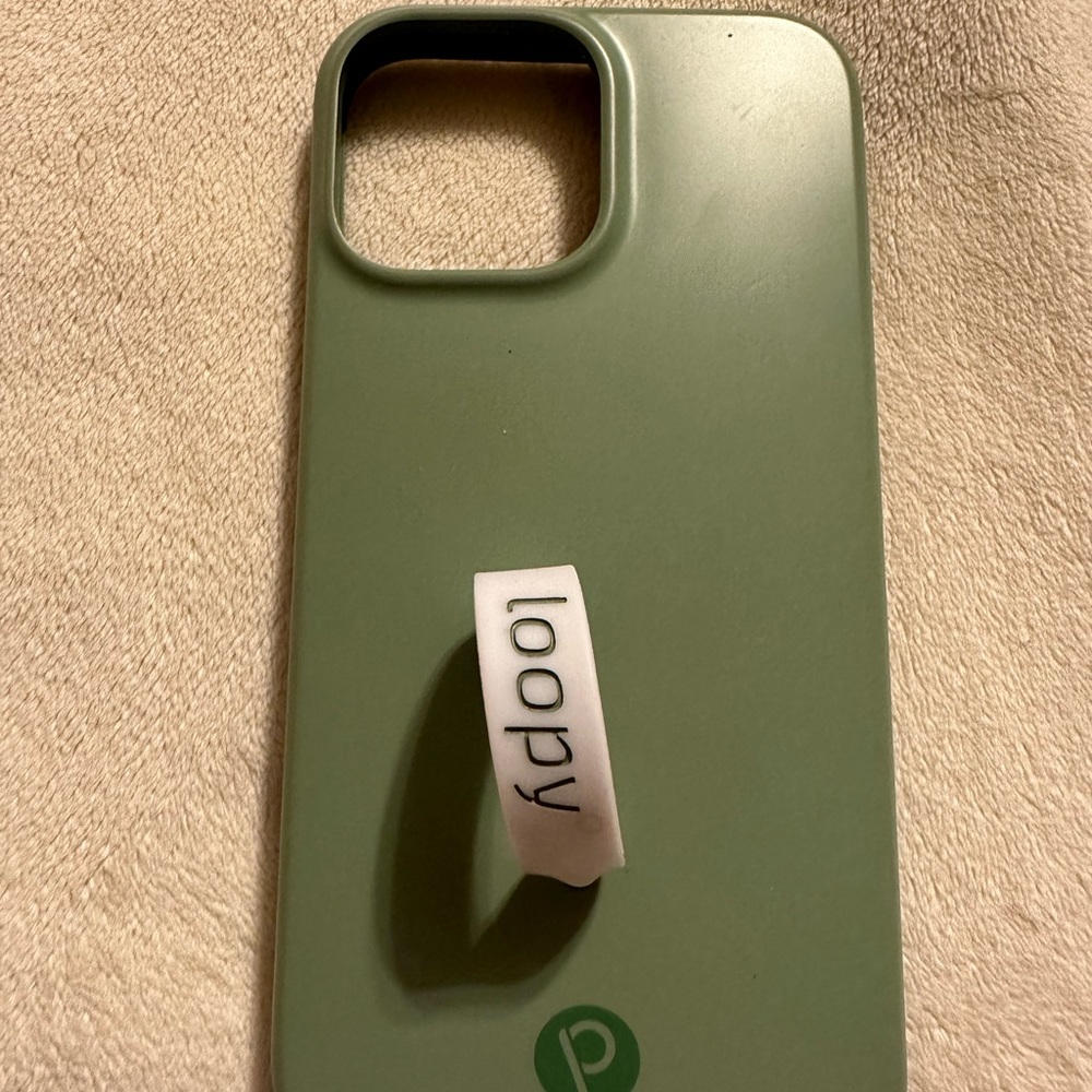 Sage green loopy case for iPhone 13 Pro Max